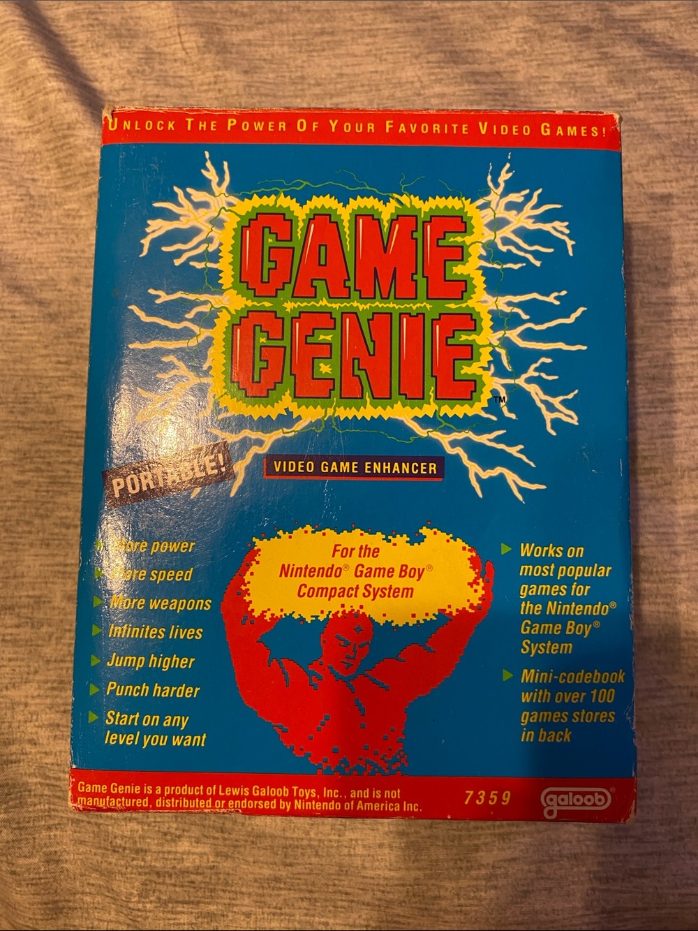 Galoob Game Genie Nintendo Gameboy Original Video Game Enhancer Open Box